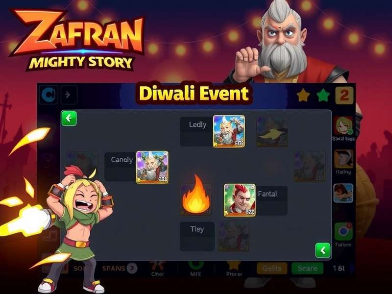 Zafran Mighty Story Game Banner